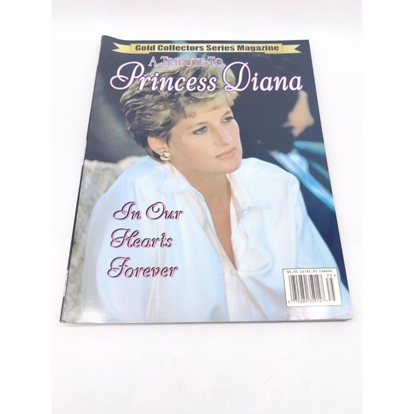Vintage Tribute To Princess Diana In Our Hearts Forever Gold Collectors Magazine - Picture 1 of 7